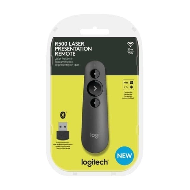 LOGITECH R500 LASER PRESENTATION REMOTE POINTER