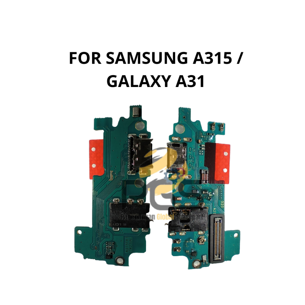 Papan pcb cas / charger Samsung A315 / Galaxy A31 ori