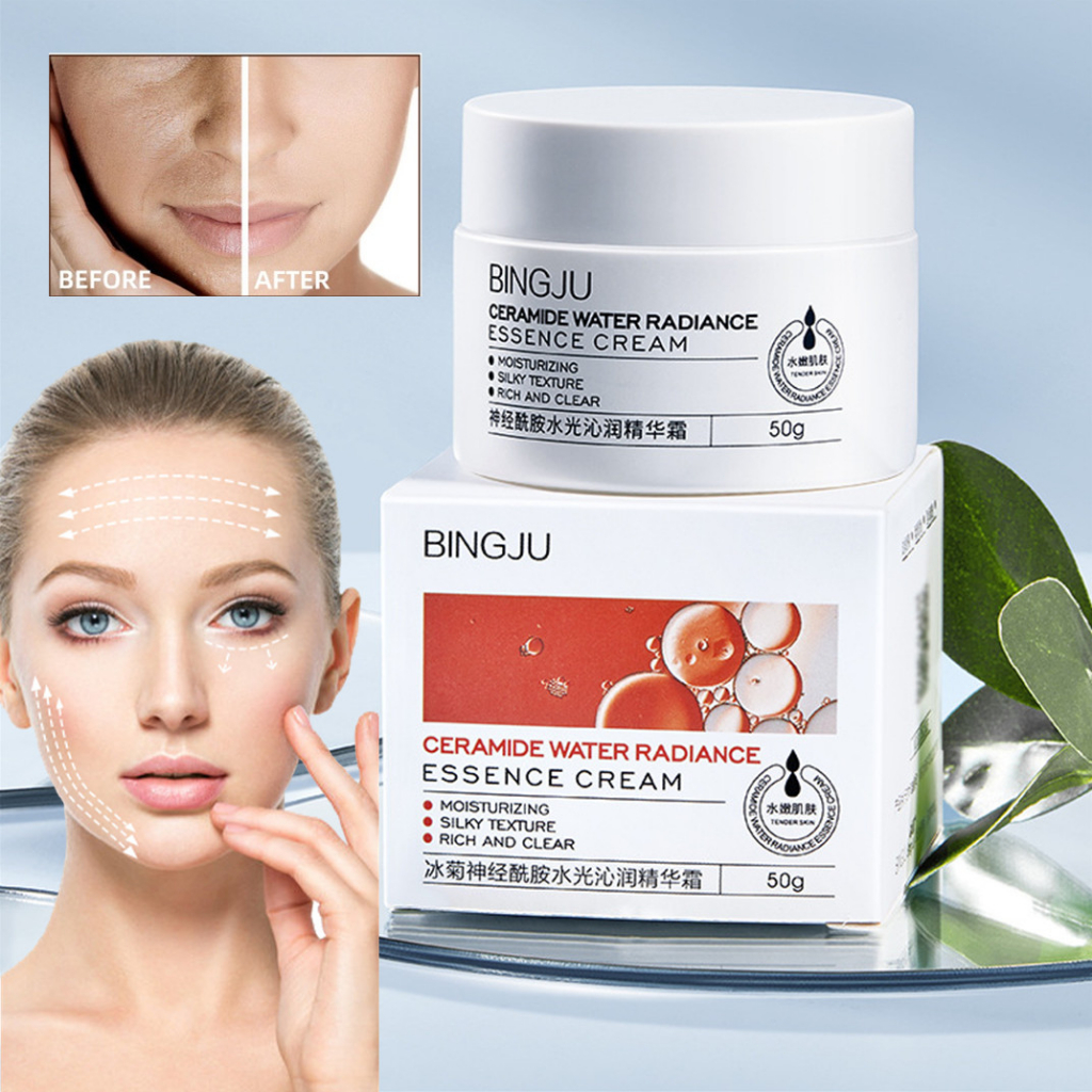 BINGJU Krim Pelembab Wajah Skincare Ceramide Skin Barrier Moisturize Gel 50g Moisturizer Cream Pemutih Wajah