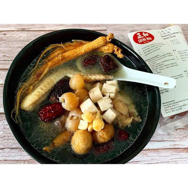 

CHENG WOH GINSENG SCALLOPS THREE DATES SOUP