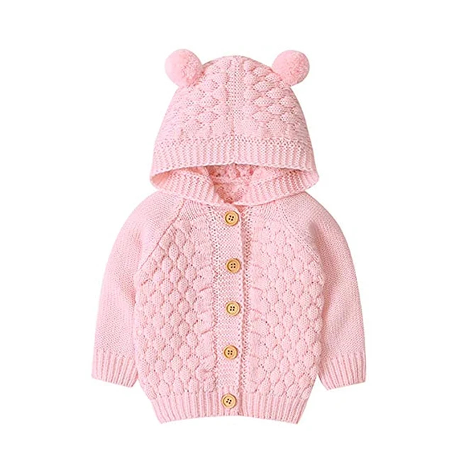 Sakhi Baby Sweater Hoodie Rajut Anak bayi Perempun usia 1 Tahun