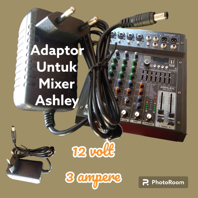 Adaptor Mixer Adaptor Pengganti Untuk Mixer Audio Adaptor Mixer Ashley 12 Volt 2 Ampere