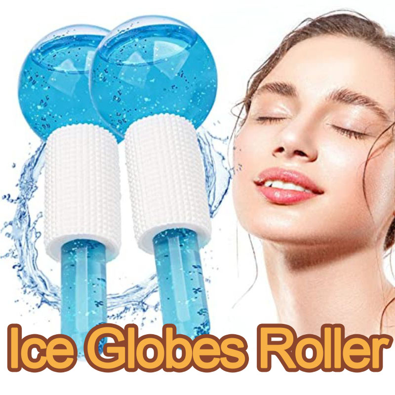 Ice Globes Roller / Glitter / Beauty Crystal Ball Glitter Original / Alat Pencerah Wajah / Ice Globes Facial Roller Glitter / Alat Pijat Muka