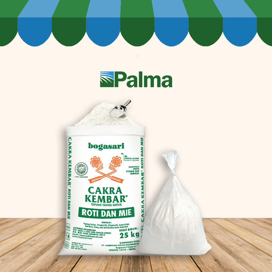 

TEPUNG TERIGU CAKRA KEMBAR ECER 1KG