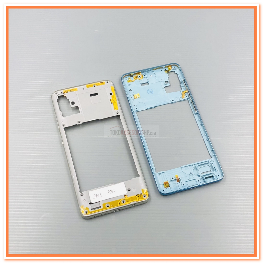 Middle Frame Samsung A51 Tulang Samping Samsung A51 Bezel Samsung A51