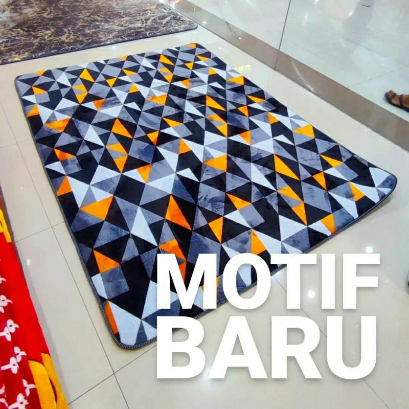 Karpet Malaysia Arizona 140 x 190 cm motif minimalis - motif aesthetic - karpet tebal - karpet busa-