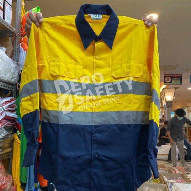 Wearpack Atasan Kerja Safety IMJ Kombinasi Bahan Premium