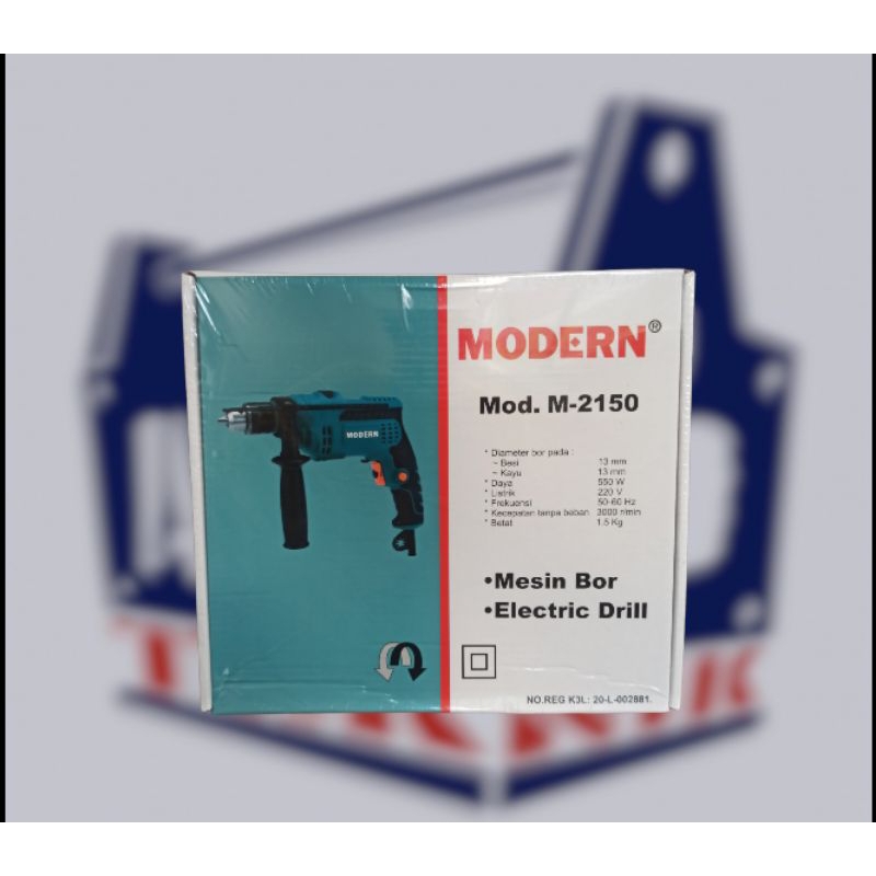 Mesin bor beton 13mm modern M2150 mesin bor tangan 13mm variabel speed bolak balik