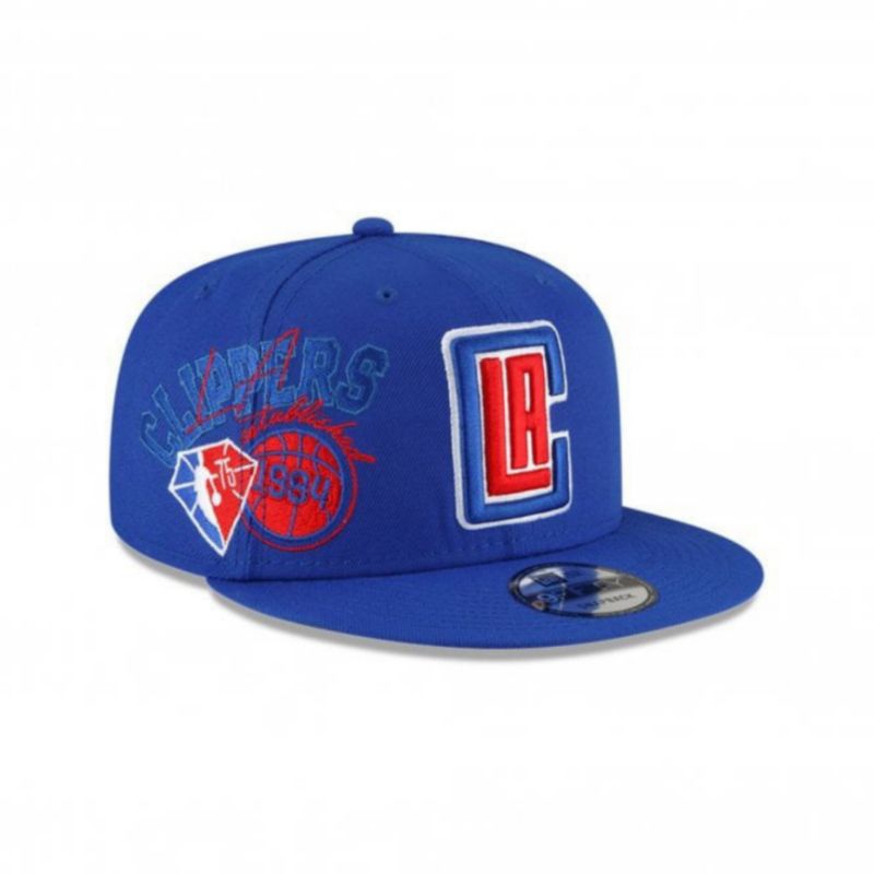 Topi New Era Cap Los Angeles Clippers Back Half 22 9Fifty Snapback Original