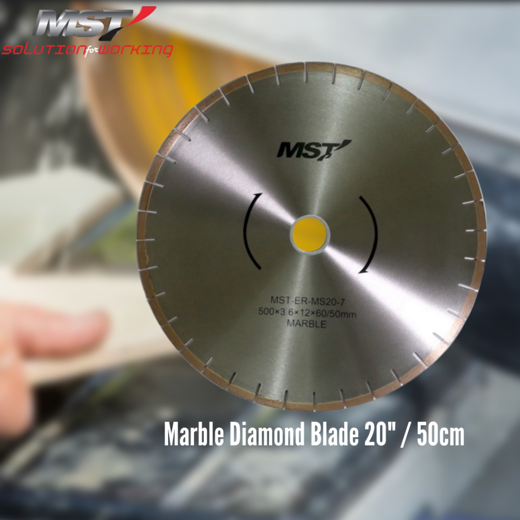 MST Pisau Potong Marmer 500mm MARBLE DIAMOND BLADE 20"