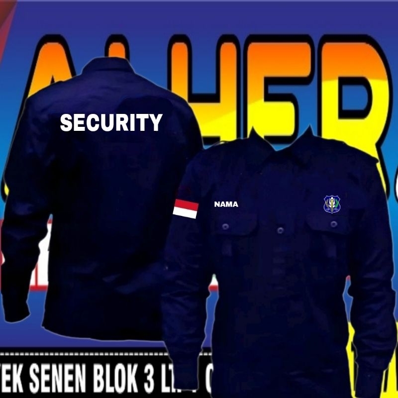 seragam pdl satpam kemeja SECURITY baju SECURITY Seragam SECURITY Pdh SECURITY Pdl SECURITY kemeja k