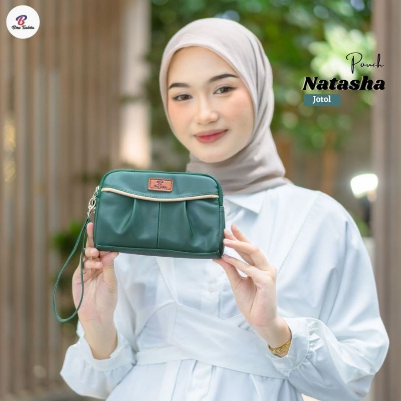 DOMPET HANDPHONE NATASYA BY BIRU TSABITA BAHAN CHOCOLY ANTI AIR PREMIUM