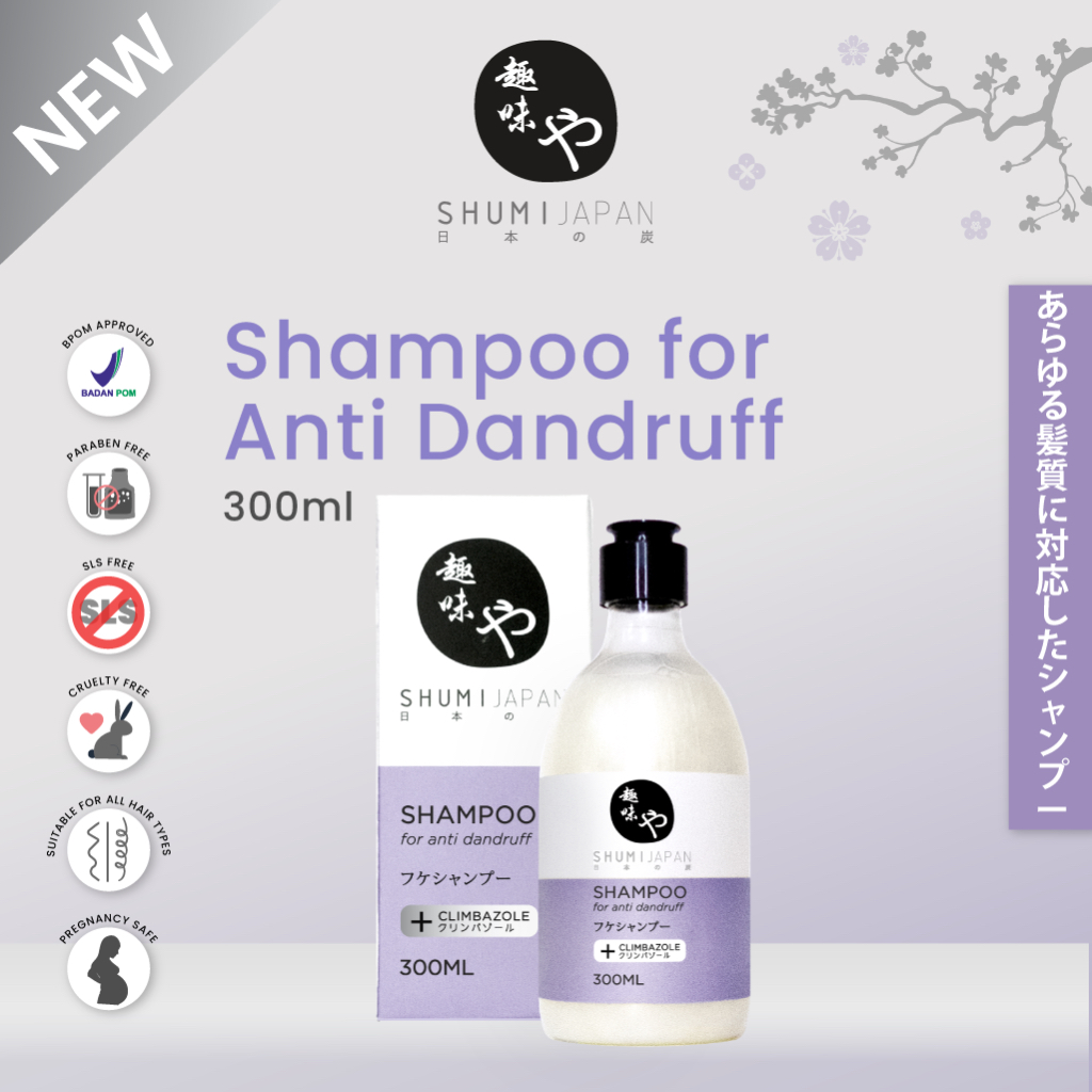 BPOM] NEW! SHUMI Japan SHAMPOO for Anti Dandruff 300ml Shampoo / Treatment / Haircare