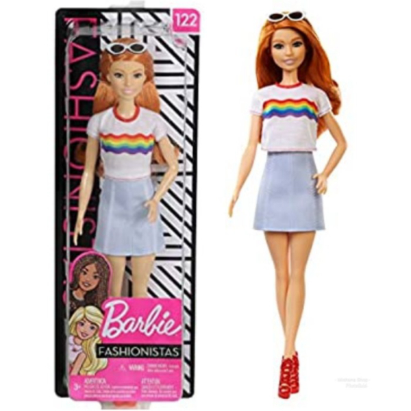 

Unik Boneka Barbie Mattel Fashionista 122 Doll Brunette Casual Murah