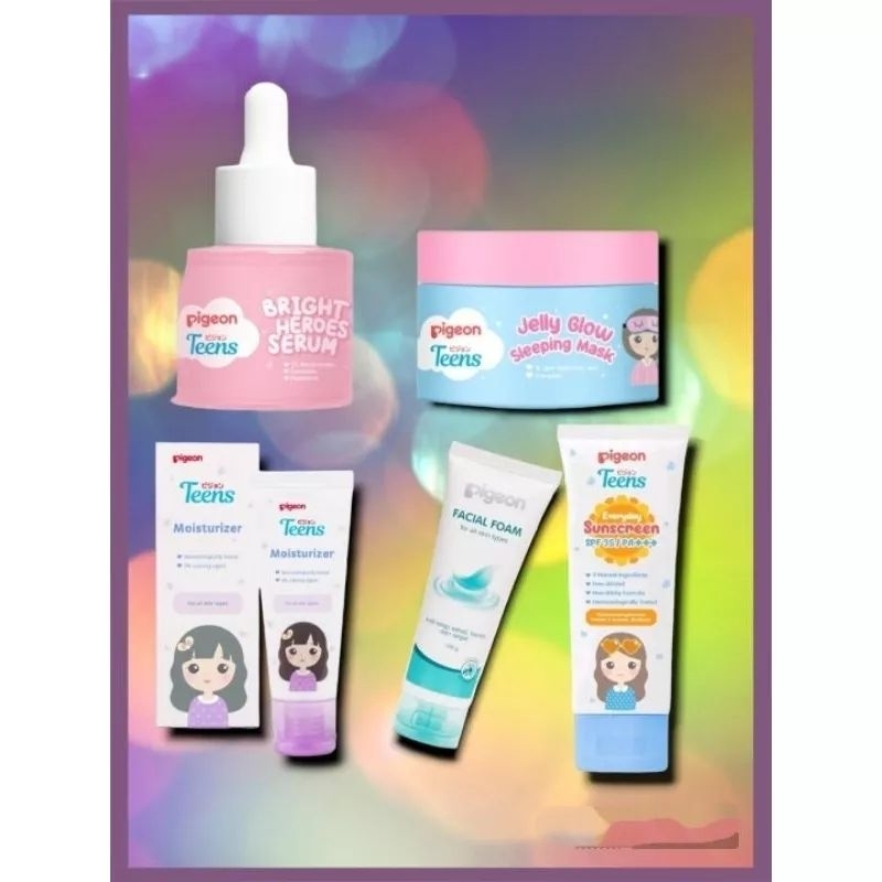 Pigeon Skincare Terbaik Untuk Anak Anak Satu Set Perawatan Wajah Remaja