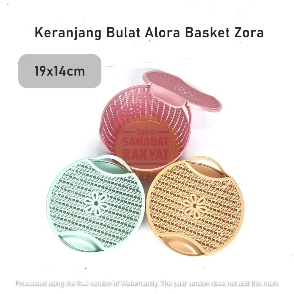 Keranjang Penyimpanan Bulat Alora Basket Zora