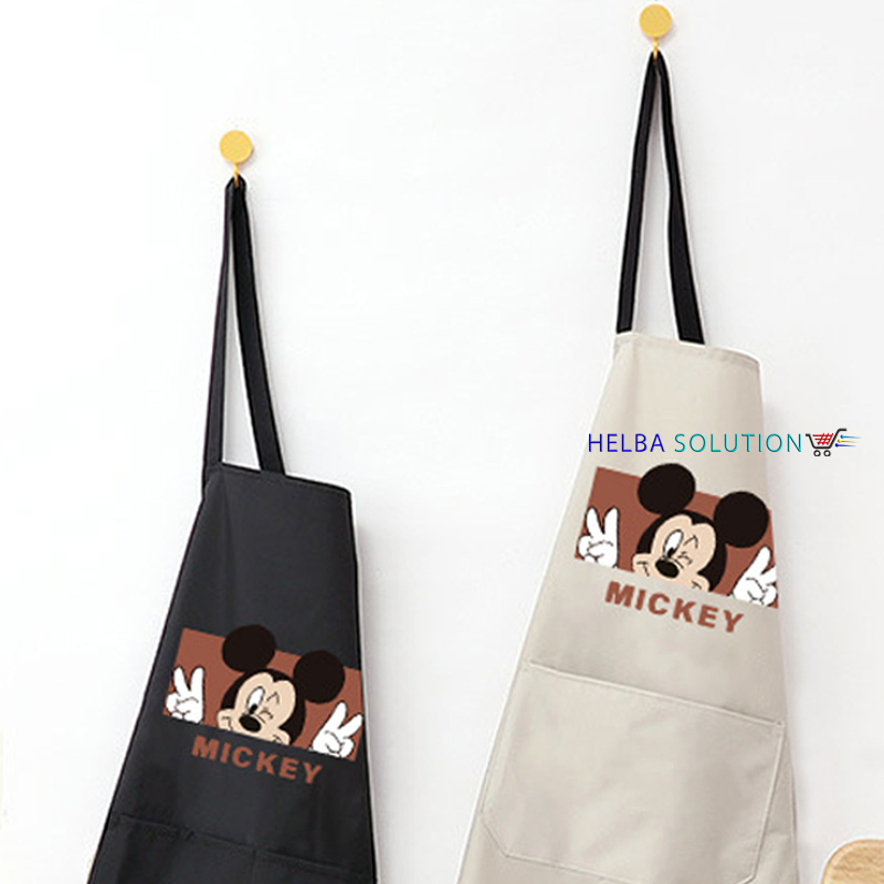 Apron Dapur Celemek Masak Chef Barista Waiter Anti Air Karakter Kartun