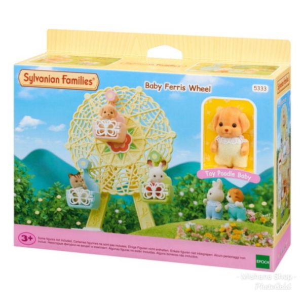 

Dijual Sylvanian Families Baby Ferris Wheel Bianglala dapat 1 Boneka Murah