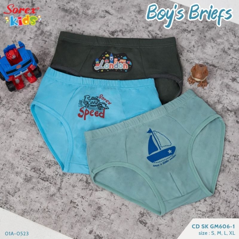 Sorex Kids SK GM 606 CD Anak Laki Boys Super Soft S,M,L,XL