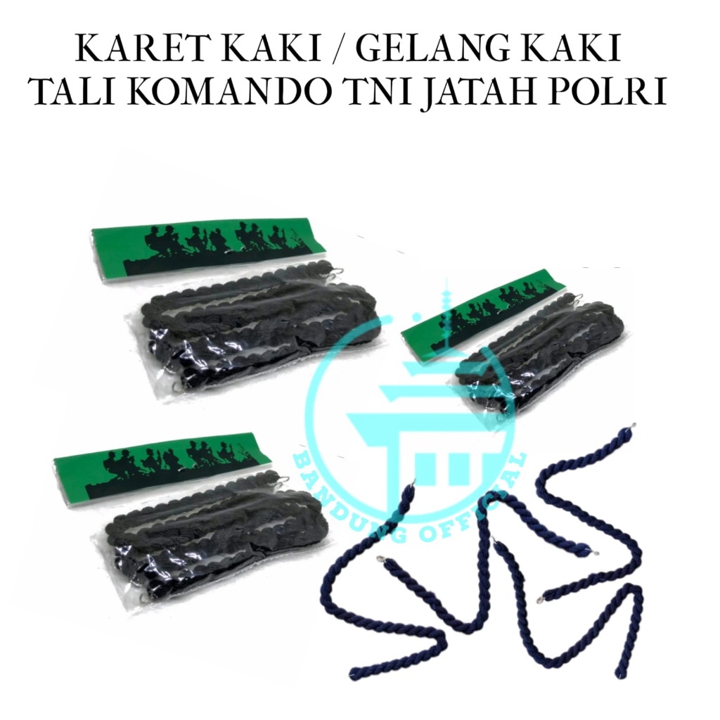 karet kaki pdl | karet kaki komando | tali komando pdl