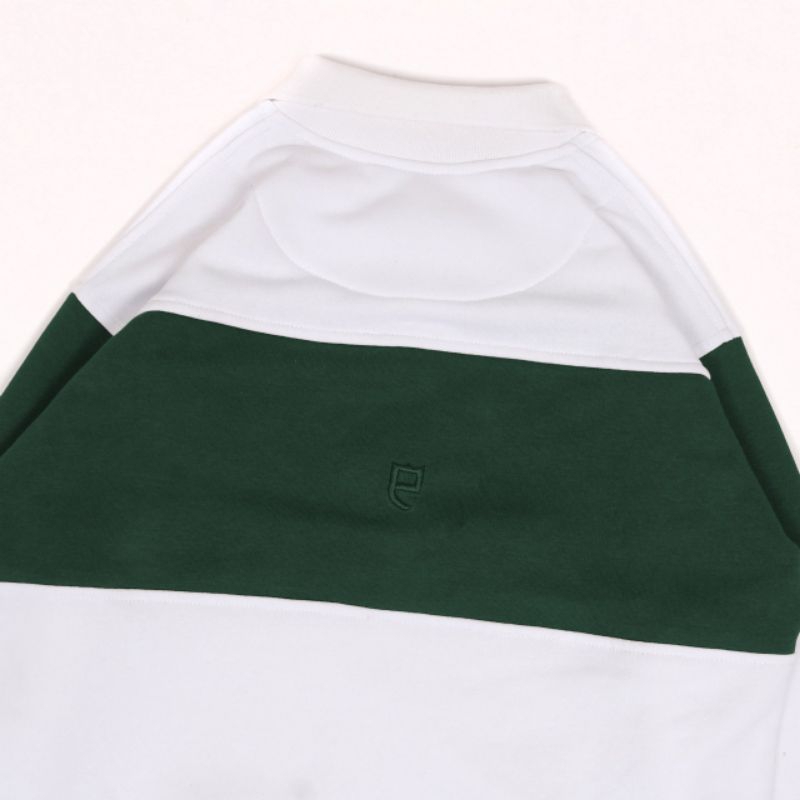 SWEATER RUGBY VINTAGE PREVILLE GREEN