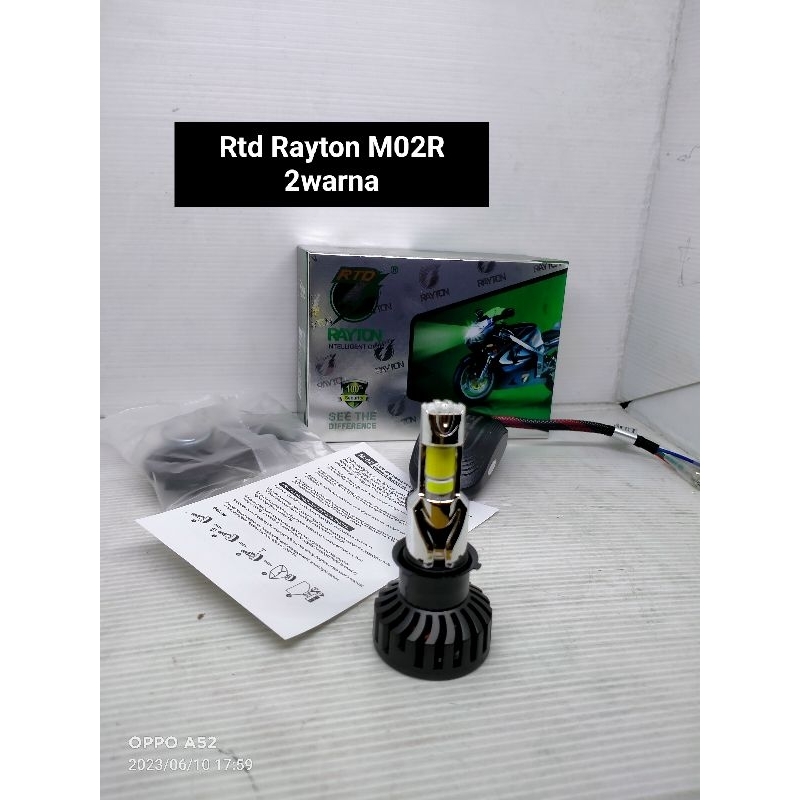 Led Rtd m02r 2 tone kuning putih original Rayton
