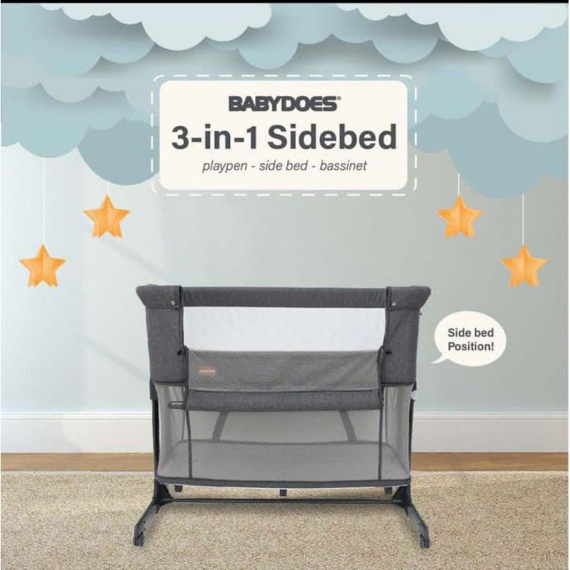 SIDEBED 3 IN 1 BABYDOES