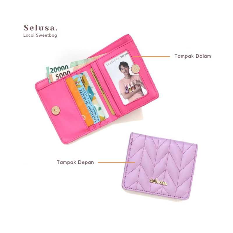 SELUSA VIONNY WALLET (Free Box Exclusive) | Dompet Lipat Premium Leather