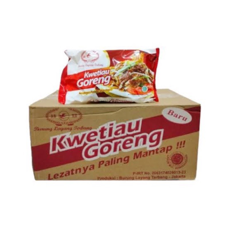 

1 Dus Isi 20 Bungkus Kwetiau Goreng Cap Burung Layang Terbang