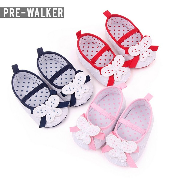 Sepatu Bayi Perempuan | Sepatu Prewalker Baby Butterfly S1326