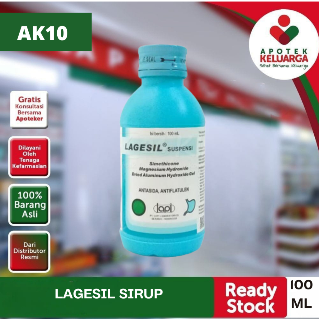 LAGESIL SIRUP OBAT MAAG, ASAM LAMBUNG #PADANG