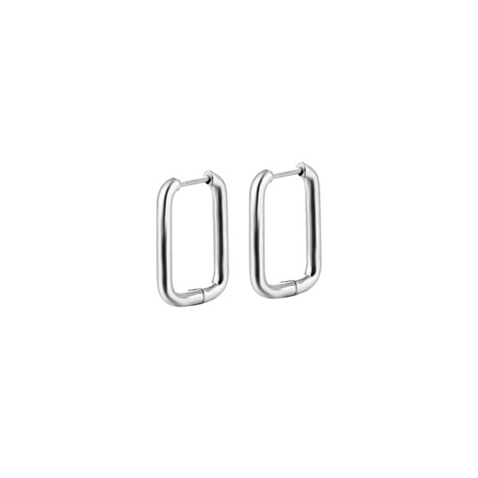 Anting hoop segi titanium anti karat harga grosir bisa cod