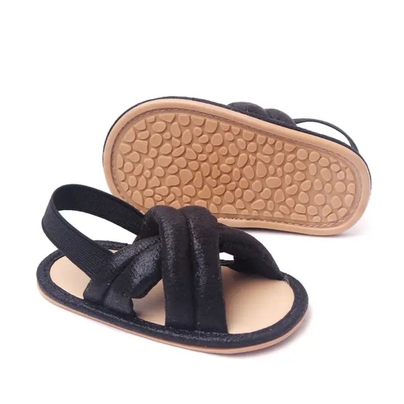 Sepatu Sandal Bayi Perempuan - Sepatu Prewalker Baby Sol Karet Anti Slip S1330