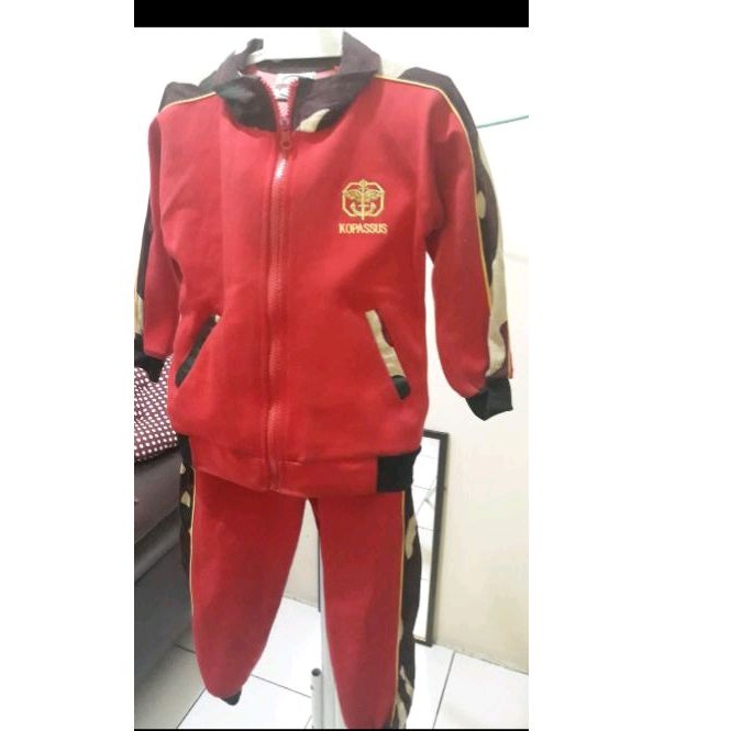 Stelan Training Jaket Anak Kopasus