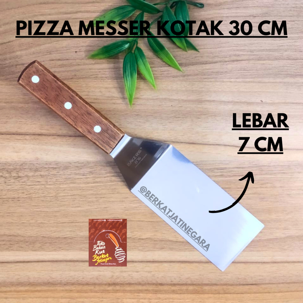 PIZZA MESSER KOTAK 30 CM / SPATULA PIZZA STAINLESS / PCS