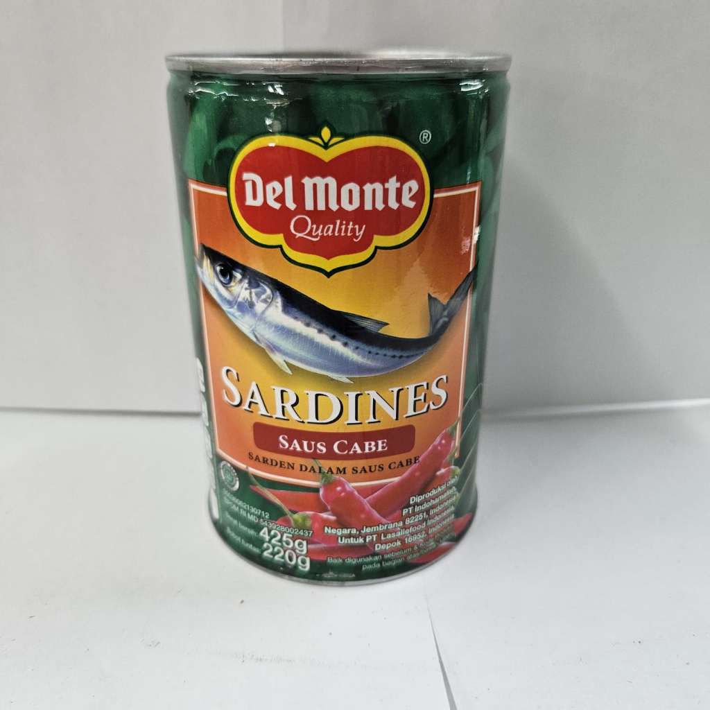 Delmonte Sardines Saus Cabe 425 gram