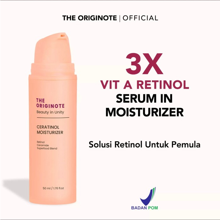 {{ PACKAGING ORANGE  }} THE ORIGINOTE CERATINOL MOISTURIZER 50ML {{ PACKAGING ORANGE  }}