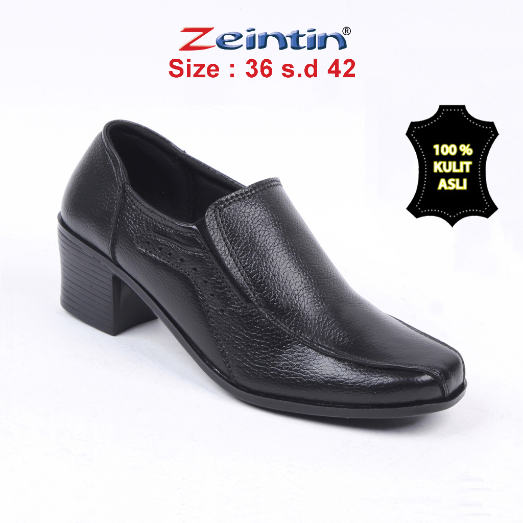 Zeintin - Sepatu Pantofel Wanita Zeintin Sepatu Wanita Kulit Sepatu Formal BIG SIZE BJ