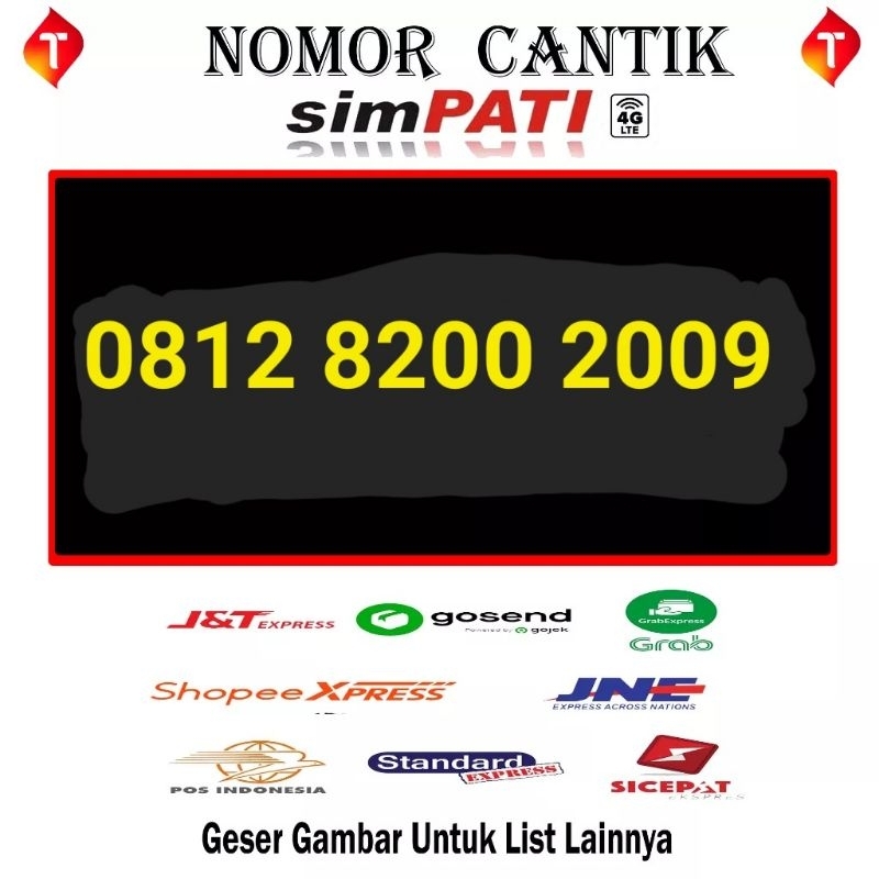 nomor cantik simpati seri tahun 1995 1996 1997