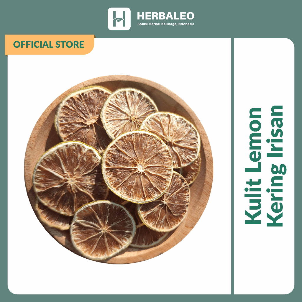 

Herbaleo Kulit Lemon Kering Irisan 5g Herbal Segar Dried Lemon Slices Meningkatkan Imunitas Tubuh