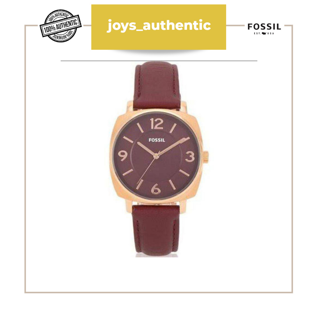 Jam tangan wanita Fossil BQ3280 idealist watch wine maroon woman watch authentic original