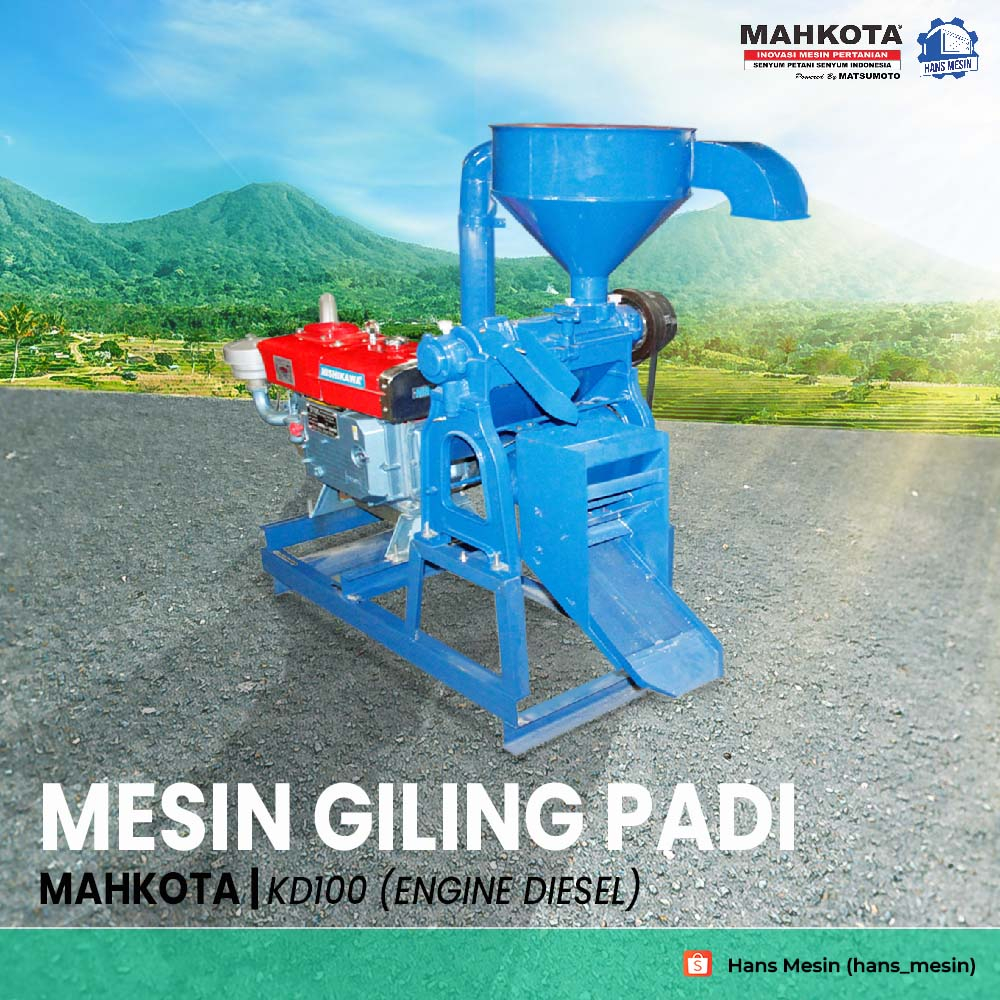 MESIN GILINGAN PADI MAHKOTA KD-100