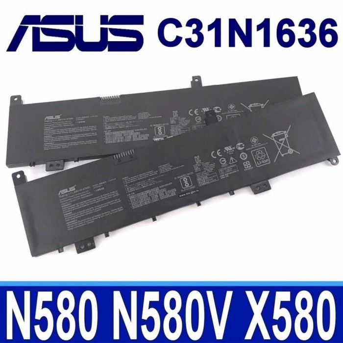 Baterai Original Asus VivoBook Pro X580 N580 N580V N580G C31N1636