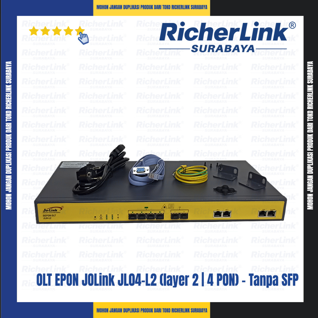 OLT EPON JOLink JL04-L2 (layer 2 | 4 PON) / VSOL V1600D4-L Layer2