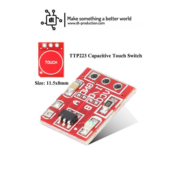 Touch Sensor TTP223 Sensor Sentuh Arduino