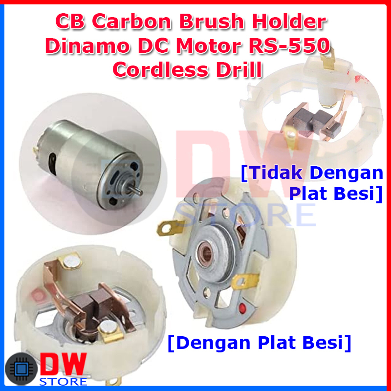CB Carbon Brush Holder Dinamo Motor RS550 RS-550 550 Cordless Drill