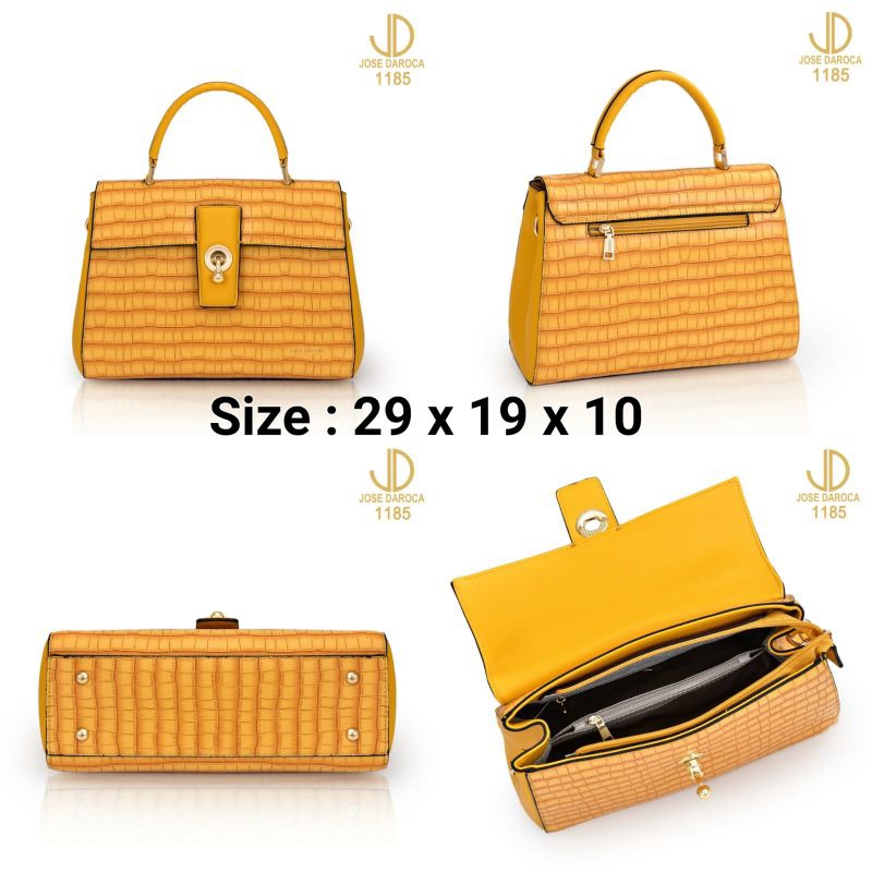 Tas Original JOSE DAROCA Hand Bag Croco ~ 1185 ~ ( Paperbag besar )