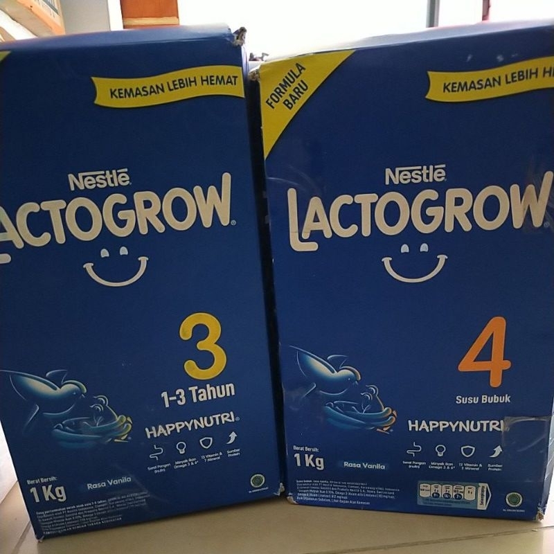 Lactogrow 3 dan 4 vanila madu 1kg