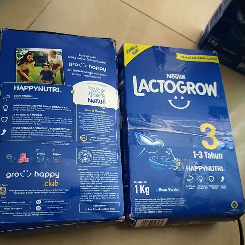 Lactogrow 3 dan 4 vanila madu 1kg