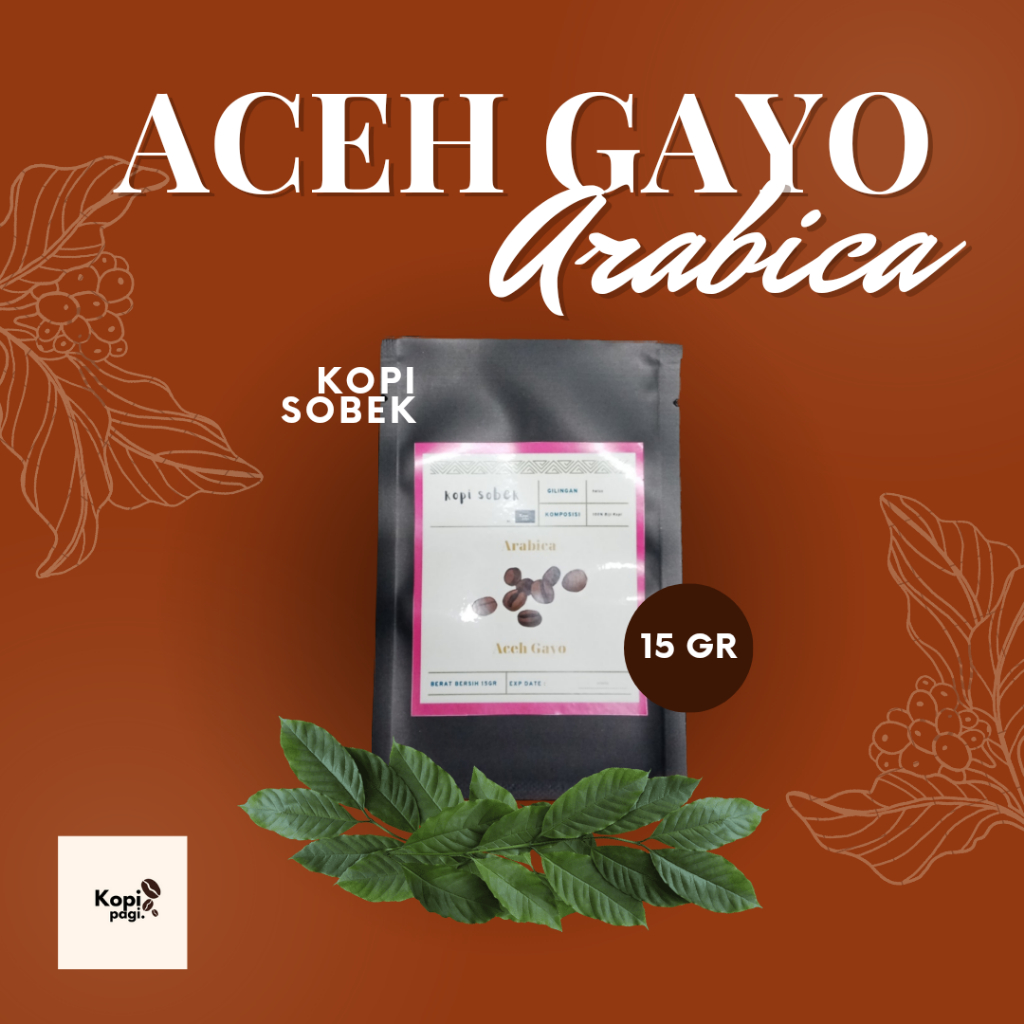 

Kopi Arabica Aceh Gayo 15gr - Kopi Bubuk - 100% Biji Kopi Asli - Kopi Siap Seduh